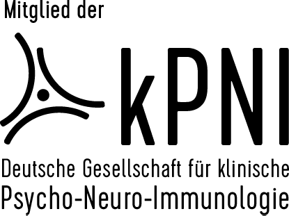 Logo Mitglied der Deutschen Gesellschaft für klinische Psycho-Neuro-Immunologie (kPNI)